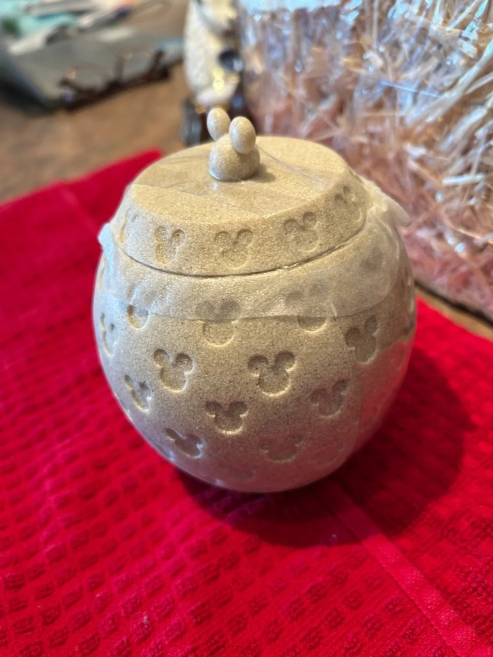 Disney Mickey Mouse Sand Stone Bathroom Caddy